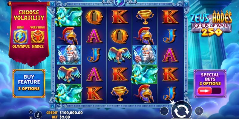 Game slot zeus vs hades đối đầu rõ qua từng vòng quay