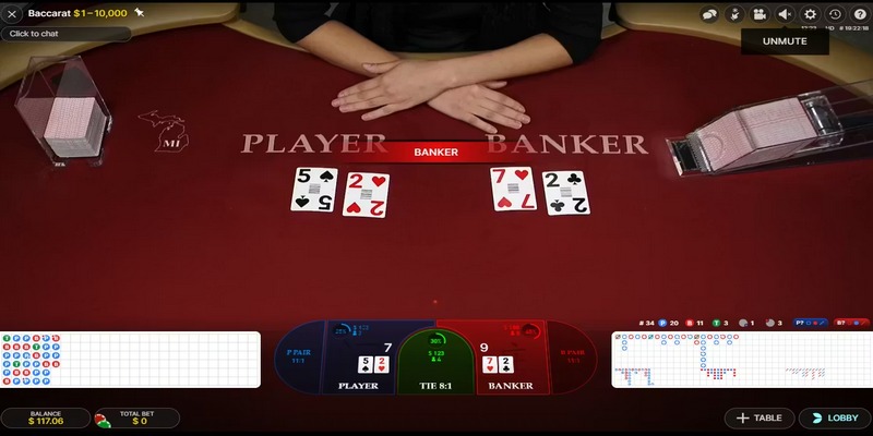 Mẹo chơi Baccarat trực tuyến dễ giành chiến thắng
