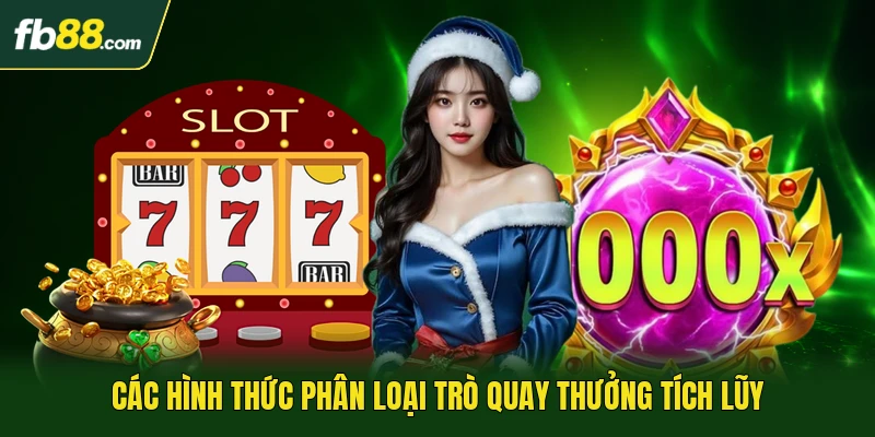 Các hình thức phân loại trò quay thưởng tích lũy