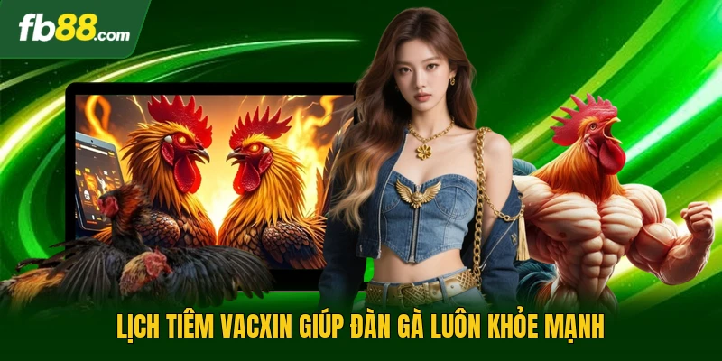 Lịch tiêm vacxin giúp đàn gà luôn khỏe mạnh
