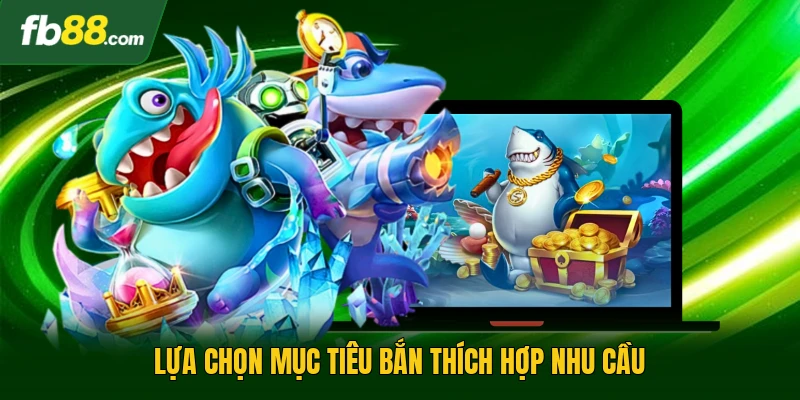 Lựa chọn mục tiêu bắn thích hợp nhu cầu