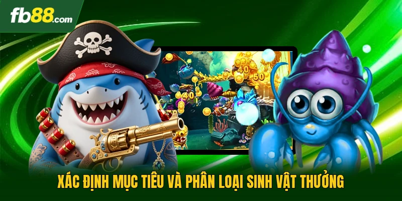 Xác định mục tiêu và phân loại sinh vật thưởng 