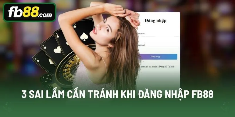 3 sai lầm cần tránh khi đăng nhập FB88
