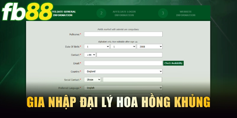 Gia nhập đại lý làm tiếp thị hoa hồng khủng