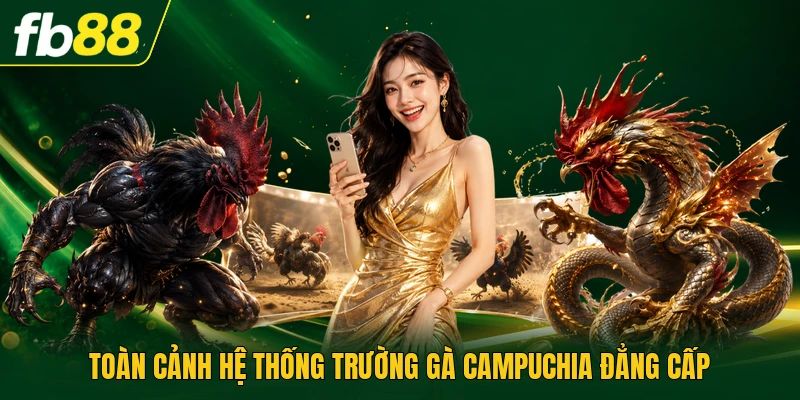 Toàn cảnh hệ thống trường gà Campuchia đẳng cấp